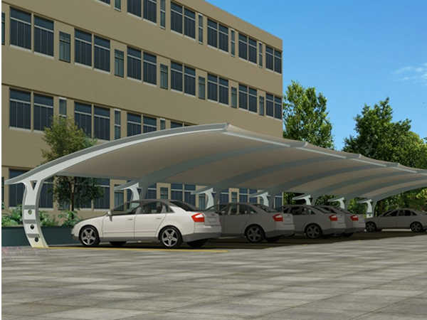 膜钢结构停车棚